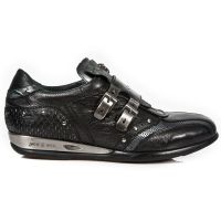 Ботинки M.HY015-C1 NOMADA NEGRO PULIK ACERO SERPENTE MAKI ACERO HYBR New Rock M.HY015-C1 - маленькая картинка