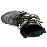 Сапоги M.HY017-C4 VINTAGE FLOWER LILA NOMADA NEGRO ANTIK LILA PER H New Rock M.HY017-C4 - маленькая картинка
