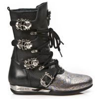 Сапоги M.HY017-C5 VINTAGE FLOWER COBRE NOMADA NEGRO ITALI NEGRO HYB New Rock M.HY017-C5 - маленькая картинка