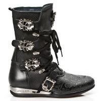 Сапоги M.HY017-S1 VINTAGE FLOWER NEGRO, ROCK NEGRO, ITALI NEGRO New Rock M.HY017-S1 - маленькая картинка