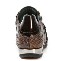 Ботинки M.HY018-C2 PITON MARRON GALIA MARRON CHAROL STUCO MORO HYBRI New Rock M.HY018-C2 - маленькая картинка