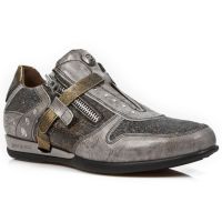 Ботинки M.HY018-C6 BOX TALCO ORO ATAPUERCA MARRON BOX OROMANE ELASTI New Rock M.HY018-C6 - маленькая картинка