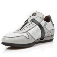 Ботинки M.HY018-C9 BOX TALCO PLATA VINTAGE FLOWER BLANCO PLATA PULIK New Rock M.HY018-C9 - маленькая картинка