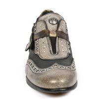 Ботинки M.HY019-C4 BOX ORO TALCO ITALI NEGRO DIAMANTE GRAB BOX OROMA New Rock M.HY019-C4 - маленькая картинка