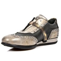 Ботинки M.HY019-C4 BOX ORO TALCO ITALI NEGRO DIAMANTE GRAB BOX OROMA New Rock M.HY019-C4 - маленькая картинка