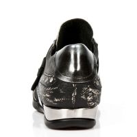 Ботинки M.HY019-C5 VINTAGE FLOWER NEGRO RASPADO ITALI NEGRO DIAMANTE New Rock M.HY019-C5 - маленькая картинка