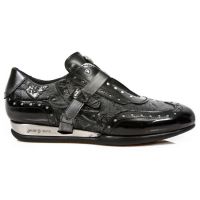 Ботинки M.HY019-S1 PULIK NEGRO VINTAGE NEGRO PULIK ACERO PLANING NEG New Rock M.HY019-S1 - маленькая картинка