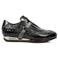 Ботинки M.HY019-S1 PULIK NEGRO VINTAGE NEGRO PULIK ACERO PLANING NEG New Rock M.HY019-S1 - маленькая картинка