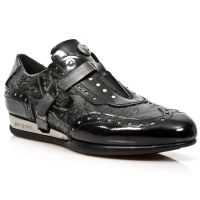 Ботинки M.HY019-S1 PULIK NEGRO VINTAGE NEGRO PULIK ACERO PLANING NEG New Rock M.HY019-S1 - маленькая картинка