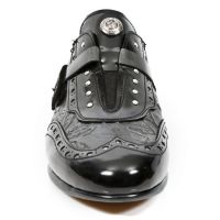 Ботинки M.HY019-S1 PULIK NEGRO VINTAGE NEGRO PULIK ACERO PLANING NEG New Rock M.HY019-S1 - маленькая картинка