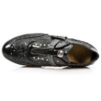 Ботинки M.HY019-S1 PULIK NEGRO VINTAGE NEGRO PULIK ACERO PLANING NEG New Rock M.HY019-S1 - маленькая картинка