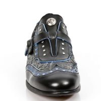 Ботинки M.HY019-S3 LUX NEGRO-AZUL, VINTAGE FLOWER NEGRO, LUX NEGRO-A New Rock M.HY019-S3 - маленькая картинка