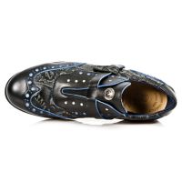 Ботинки M.HY019-S3 LUX NEGRO-AZUL, VINTAGE FLOWER NEGRO, LUX NEGRO-A New Rock M.HY019-S3 - маленькая картинка