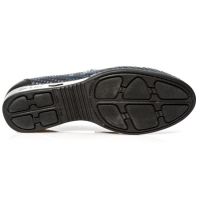 Ботинки M.HY025-C1 BOX PLANE PERFORADO CUAD 2035 REVESS AZUL LUX NEG New Rock M.HY025-C1 - маленькая картинка