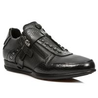 Ботинки M.HY028-S1 PITON LUX NEGRO, ITALI NEGRO DIAMANTE GRABADO OX New Rock M.HY028-S1 - маленькая картинка