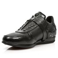 Ботинки M.HY028-S1 PITON LUX NEGRO, ITALI NEGRO DIAMANTE GRABADO OX New Rock M.HY028-S1 - маленькая картинка