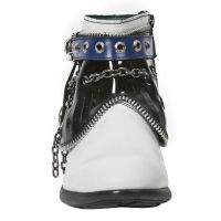 Ботинки M.HY101-C10 NAPA BLANCA CHAROL NEGRO ANTIK AZUL HYBRID NEGRO New Rock M.HY101-C10 - маленькая картинка