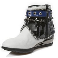 Ботинки M.HY101-C10 NAPA BLANCA CHAROL NEGRO ANTIK AZUL HYBRID NEGRO New Rock M.HY101-C10 - маленькая картинка