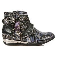 Ботинки M.HY101-C5 VINTAGE FLOWER LILA NOMADA NEGRO HYBRID NEGRO T A New Rock M.HY101-C5 - маленькая картинка