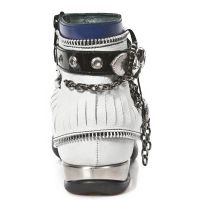 Ботинки M.HY101-C9 ANTIK AZUL NAPA BLANCA CHAROL NEGRO HYBRID NEGRO New Rock M.HY101-C9 - маленькая картинка