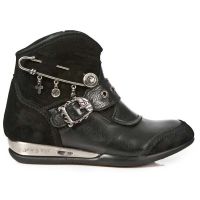 Ботинки M.HY103-C1 VELOUR NEGRO NOMADA NEGRO HYBRID NEGRO TACON ACER New Rock M.HY103-C1 - маленькая картинка