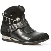 Ботинки M.HY103-C1 VELOUR NEGRO NOMADA NEGRO HYBRID NEGRO TACON ACER New Rock M.HY103-C1 - маленькая картинка
