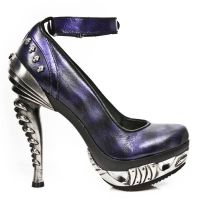 Туфли M.MAG001-C6 BOX LILA METAL PIEL VIVO NEGRO MAGNETO ACERO New Rock M.MAG001-C6 - маленькая картинка