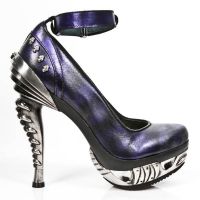 Туфли M.MAG001-C6 BOX LILA METAL PIEL VIVO NEGRO MAGNETO ACERO New Rock M.MAG001-C6 - маленькая картинка