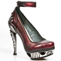 Туфли M.MAG001-C9 BOX ROJO METAL PIEL VIVO NEGRO MAGNETO ACERO New Rock M.MAG001-C9 - маленькая картинка