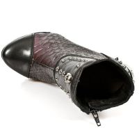Ботильоны M.MAG003-C1 NOMADA NEGRO SERPENTE LILA MAGNETO ACERO New Rock M.MAG003-C1 - маленькая картинка