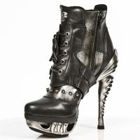 Ботильоны M.MAG004-C1 NOMADA NEGRO PULIK ACERO MAGNETO ACERO New Rock M.MAG004-C1 - маленькая картинка