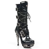 Сапоги M.MAG006-C2 CHAROL NEGRO MAGNETO ACERO New Rock M.MAG006-C2 - маленькая картинка