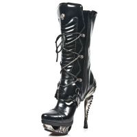 Сапоги M.MAG006-C2 CHAROL NEGRO MAGNETO ACERO New Rock M.MAG006-C2 - маленькая картинка