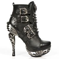 Ботильоны M.MAG010-C1 NOMADA NEGRO, ITALI NEGRO, MAGNETO ACERO New Rock M.MAG010-C1 - маленькая картинка