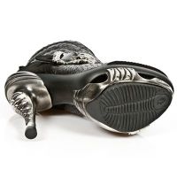 Ботильоны M.MAG014-C1 VELOUR NEGRO SERPENTE MAKI LILA PULIK ACERO MAGN New Rock M.MAG014-C1 - маленькая картинка