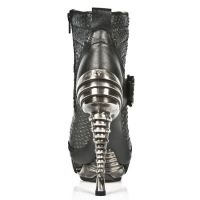 Ботильоны M.MAG014-C10 NOMADA NEGRO, SERPENTE MAKI-ACERO, PULIK ACERO New Rock M.MAG014-C10 - маленькая картинка