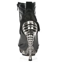 Ботильоны M.MAG014-C5 VELOUR NEGRO ANTIK NEGRO PULIK ACERO MAGNETO ACE New Rock M.MAG014-C5 - маленькая картинка