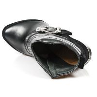 Ботильоны M.MAG014-C5 VELOUR NEGRO ANTIK NEGRO PULIK ACERO MAGNETO ACE New Rock M.MAG014-C5 - маленькая картинка
