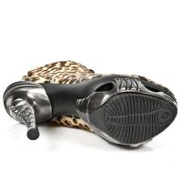 Ботильоны M.MAG016-C3 LEOPARDO PELO MARRON MAGNETO ACERO New Rock M.MAG016-C3 - маленькая картинка
