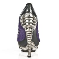  M.MAG018-C4 SOFT NEGRO PELO SERPIENTE LILA VIVO NEGRO MAGNET New Rock M.MAG018-C4 -  