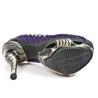  M.MAG018-C4 SOFT NEGRO PELO SERPIENTE LILA VIVO NEGRO MAGNET New Rock M.MAG018-C4 -  
