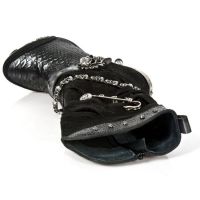 Сапоги M.MAG034-C10 VELOUR NEGRO, PITON NEGRO, PULIK ACERO, MAGNE New Rock M.MAG034-C10 - маленькая картинка