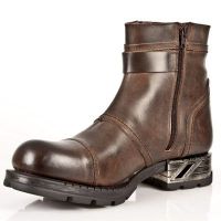 Ботинки M.MR013-C2 ALASKA CAMEL MOTOROCK MARRON TACON ACERO New Rock M.MR013-C2 - маленькая картинка