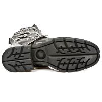 Ботинки M.MR019-C2 VINTAGE RASPADO NEGRO MOTOROCK NEGRO TACON ACERO New Rock M.MR019-C2 - маленькая картинка