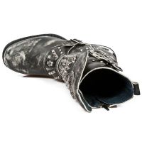 Ботинки M.MR019-C2 VINTAGE RASPADO NEGRO MOTOROCK NEGRO TACON ACERO New Rock M.MR019-C2 - маленькая картинка
