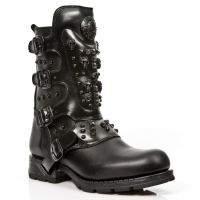 Ботинки M.MR019-C3 ITALI NEGRO, NOMADA NEGRO, MOTOROCK NEGRO GRAFITO New Rock M.MR019-C3 - маленькая картинка