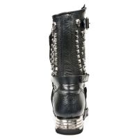 Сапоги M.MR020-C1 BUFALO NEGRO ENCOGIDO MOTOROCK NEGRO TACON ACERO New Rock M.MR020-C1 - маленькая картинка