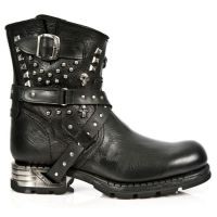 Ботинки M.MR021-C1 BUFALO NEGRO ITALI NEGRO MOTOROCK NEGRO TACON ACE New Rock M.MR021-C1 - маленькая картинка