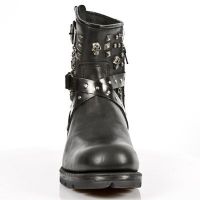 Ботинки M.MR021-C2 ITALI NEGRO NOMADA NEGRO MOTOROCK NEGRO T ACERO New Rock M.MR021-C2 - маленькая картинка