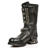 Сапоги M.MR025-C1 BUFALO NEGRO ITALI NEGRO MOTOROCK NEGRO TACON ACE New Rock M.MR025-C1 - маленькая картинка